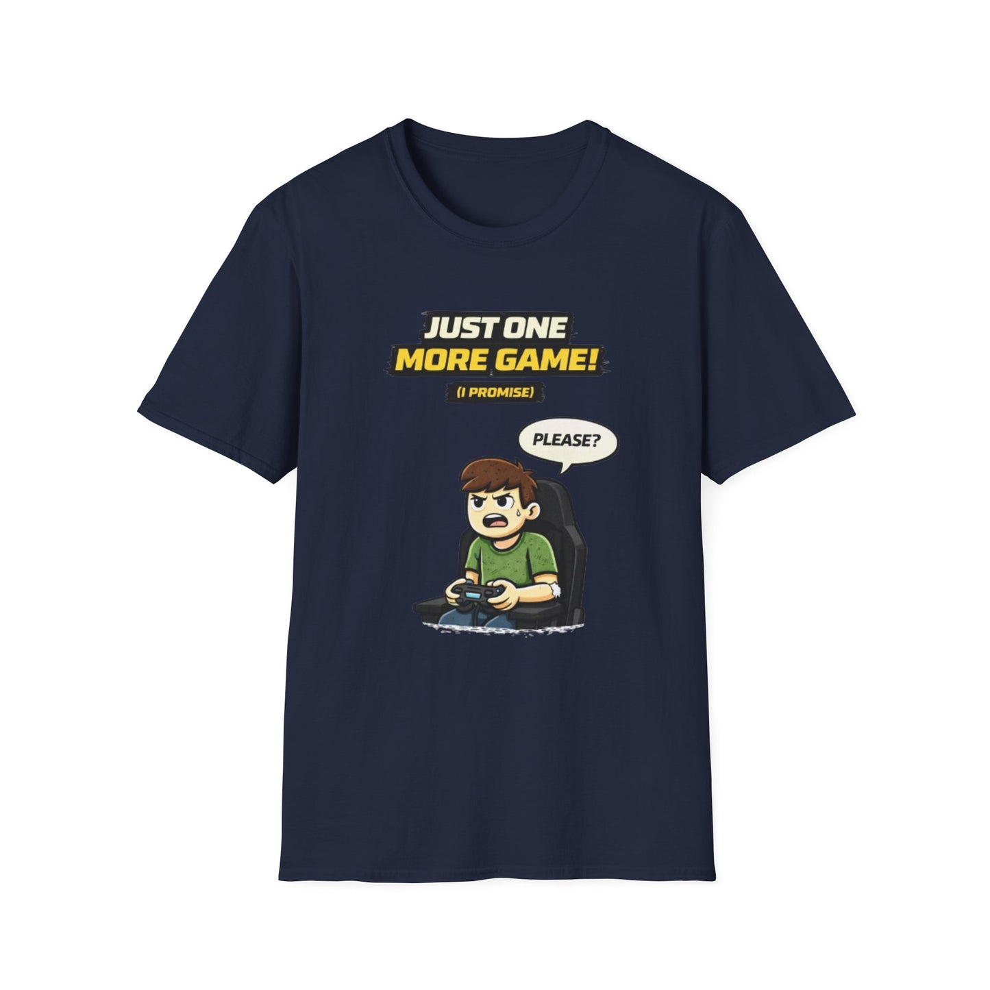 "Just One More Game!" Funny Gamer Graphic Tee