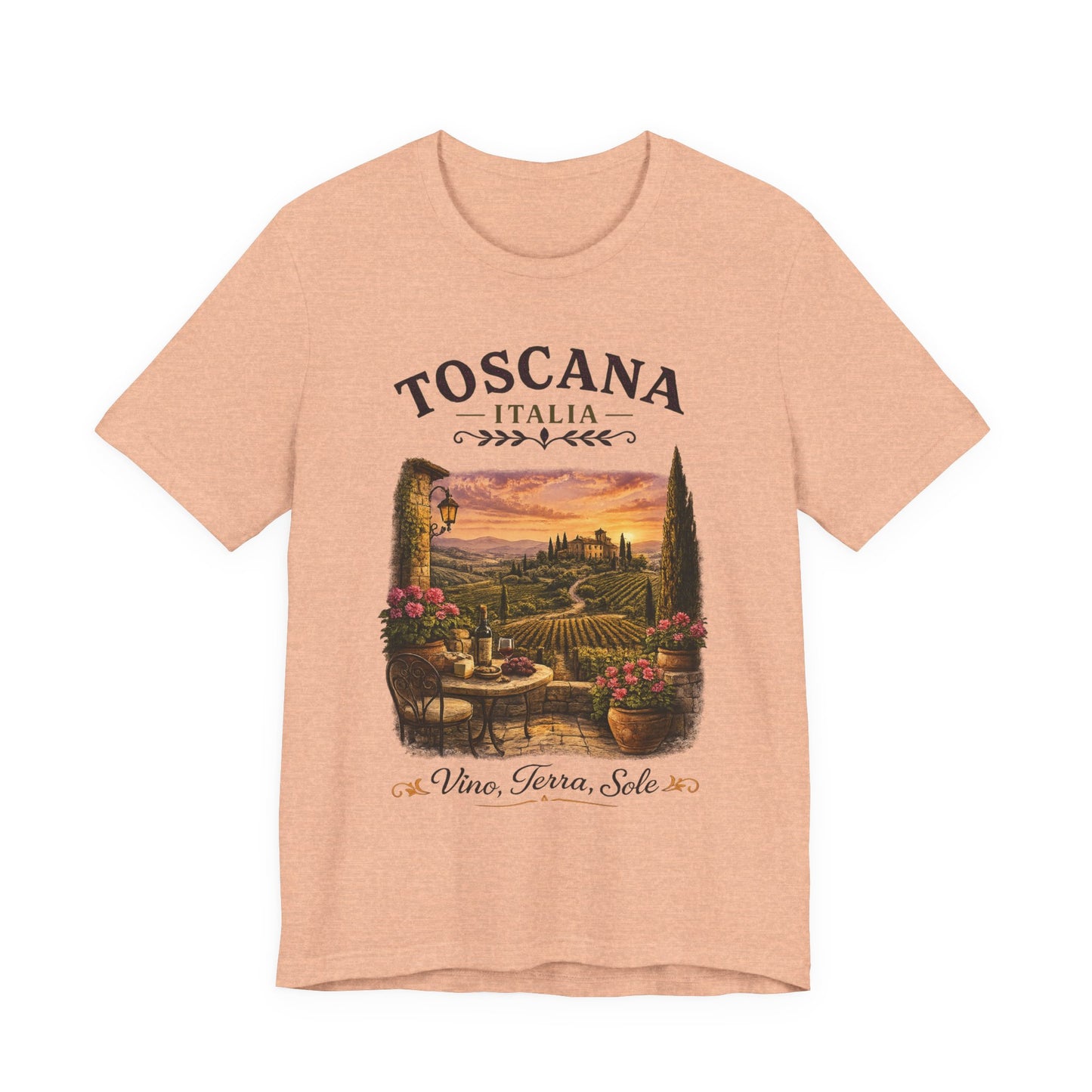Toscana Italia Vintage Graphic Tee – Rustic Tuscan Wine Country Shirt