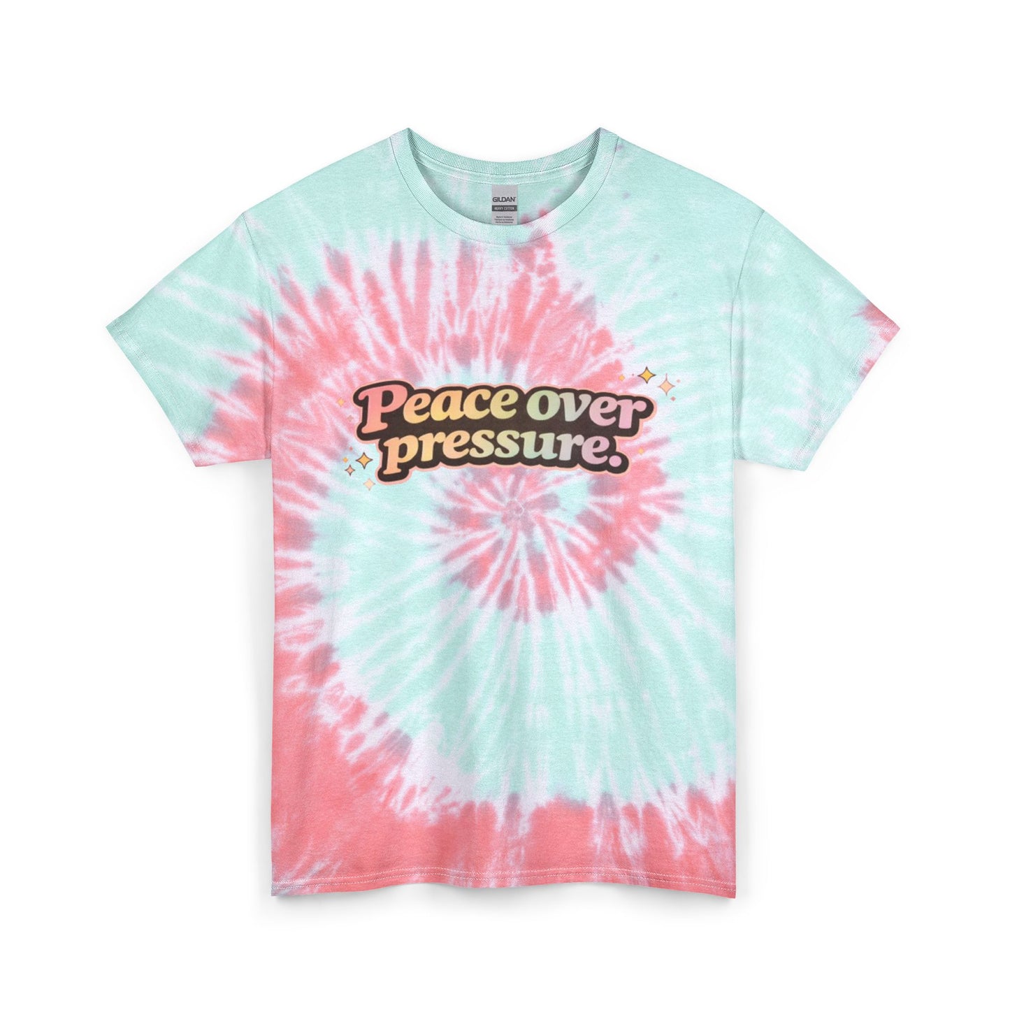 "Peace Over Pressure" Tie-Dye Tee