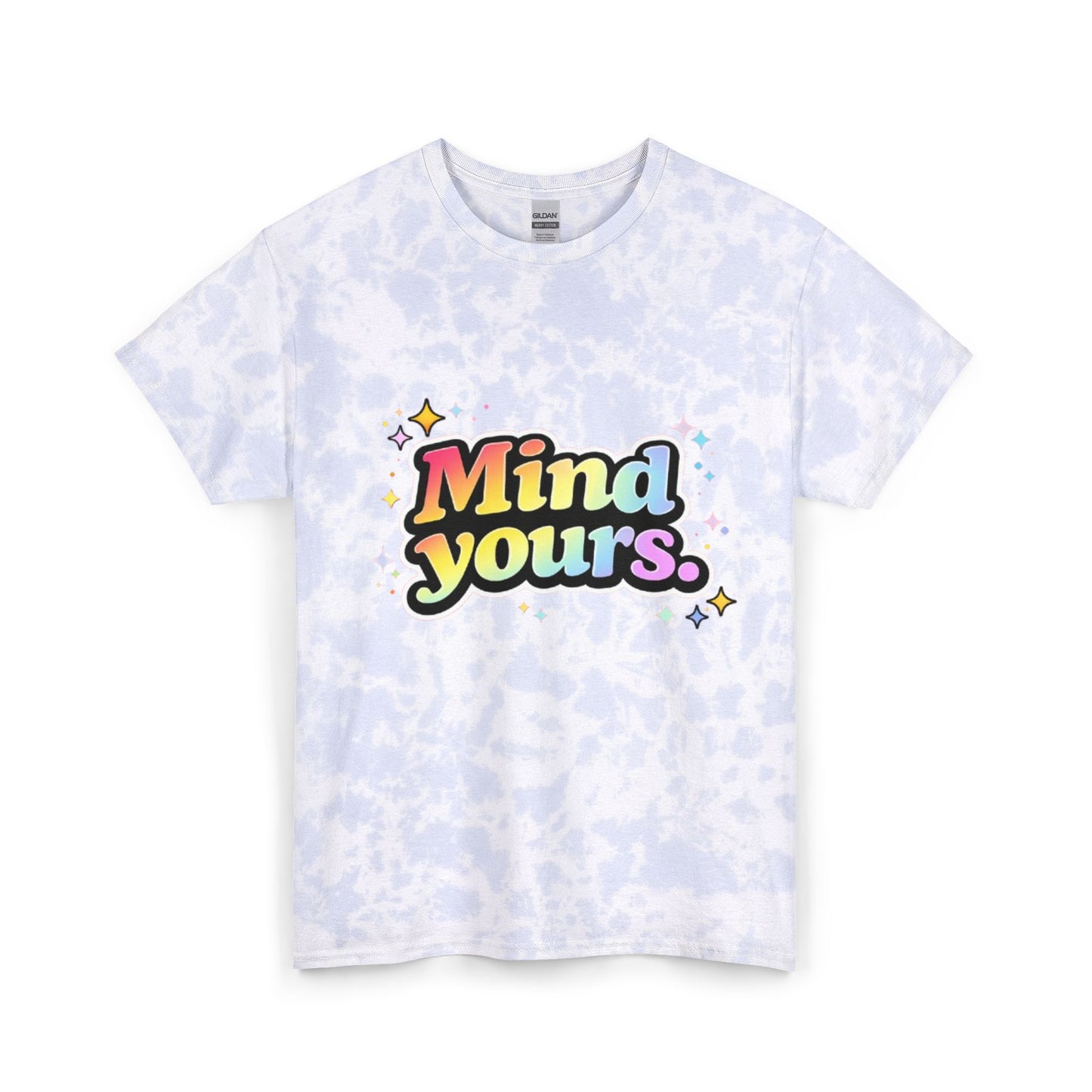 "Mind Yours" Tie-Dye Retro Graphic Tee