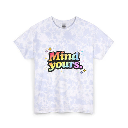 "Mind Yours" Tie-Dye Retro Graphic Tee