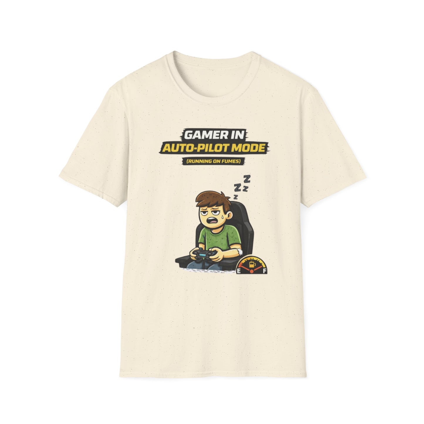 "Gamer in Auto-Pilot Mode" Funny Gamer Graphic Tee