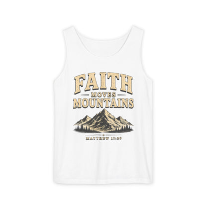 Faith Moves Mountains Christian Graphic Tank