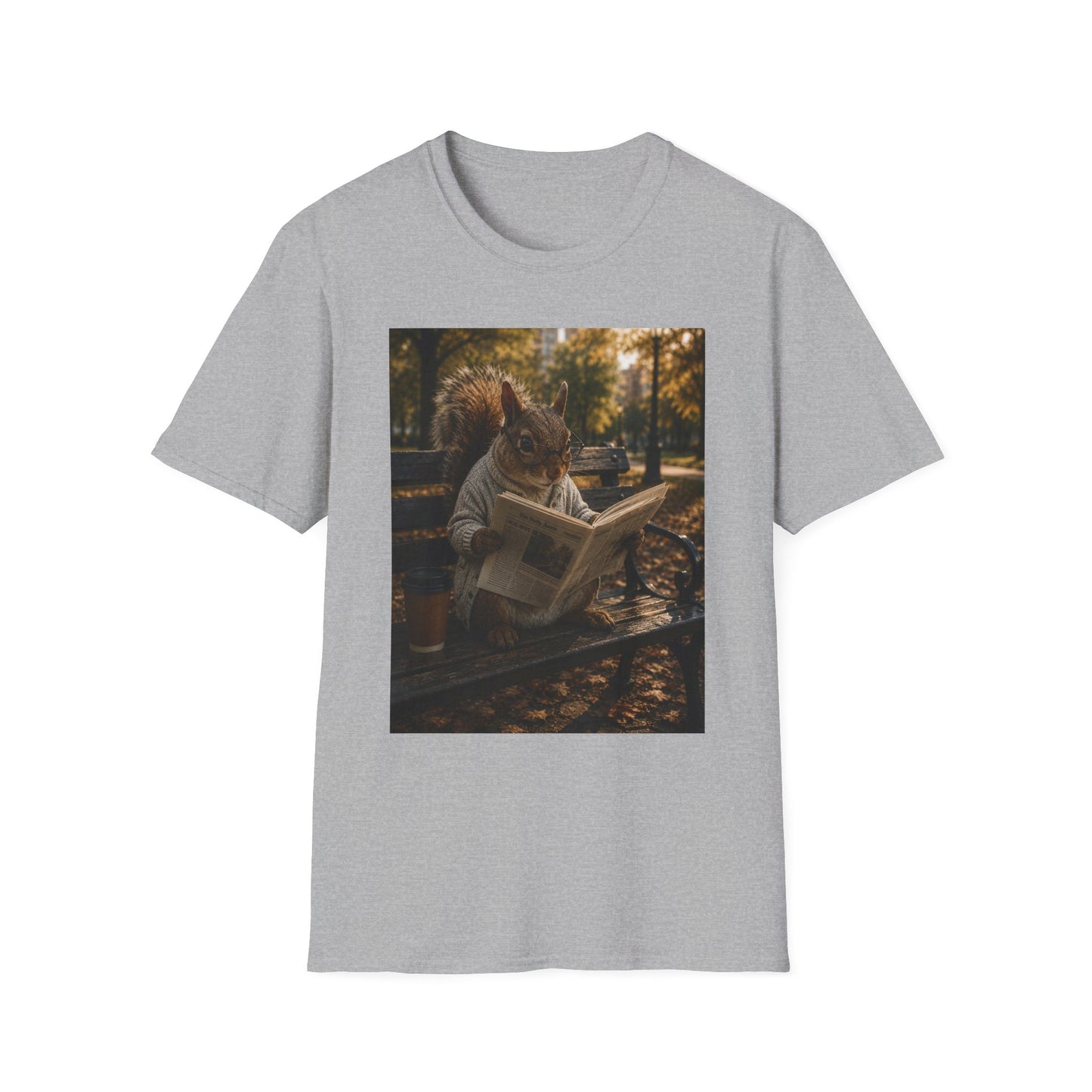 Morning News Squirrel Tee