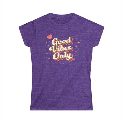 "Good Vibes Only" Cute Women's Tee