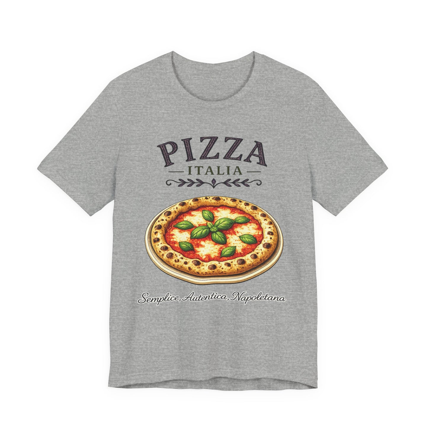 Pizza Italia Vintage Graphic Tee – Classic Neapolitan Style Shirt