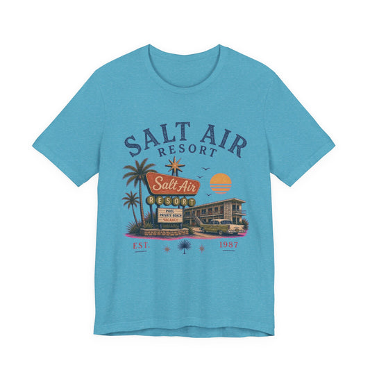 Salt Air Resort Vintage Graphic Tee – Retro Coastal Vacation Style Shirt