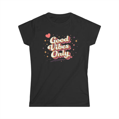 "Good Vibes Only" Cute Women's Tee