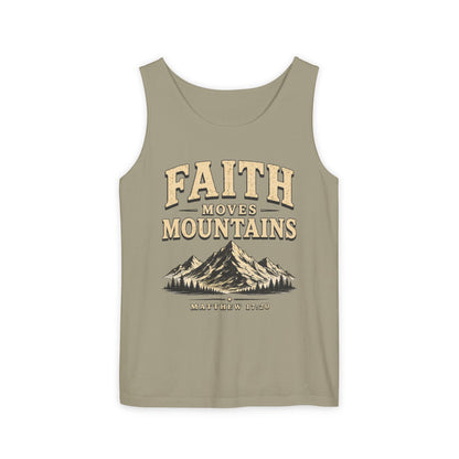 Faith Moves Mountains Christian Graphic Tank