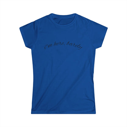 "I’m Here, Barely" Women's Casual Tee