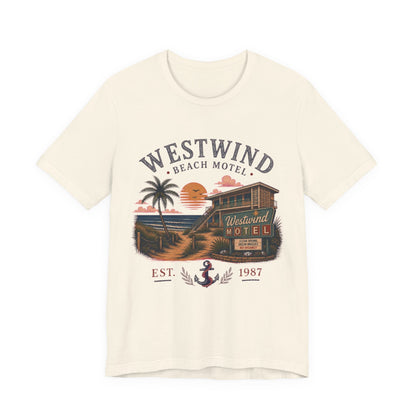 Westwind Beach Motel Vintage Graphic Tee – Retro Coastal Vacation Style Shirt