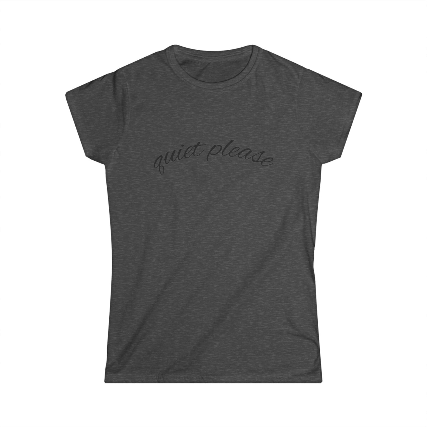 "Quiet Please" Women's Casual Tee