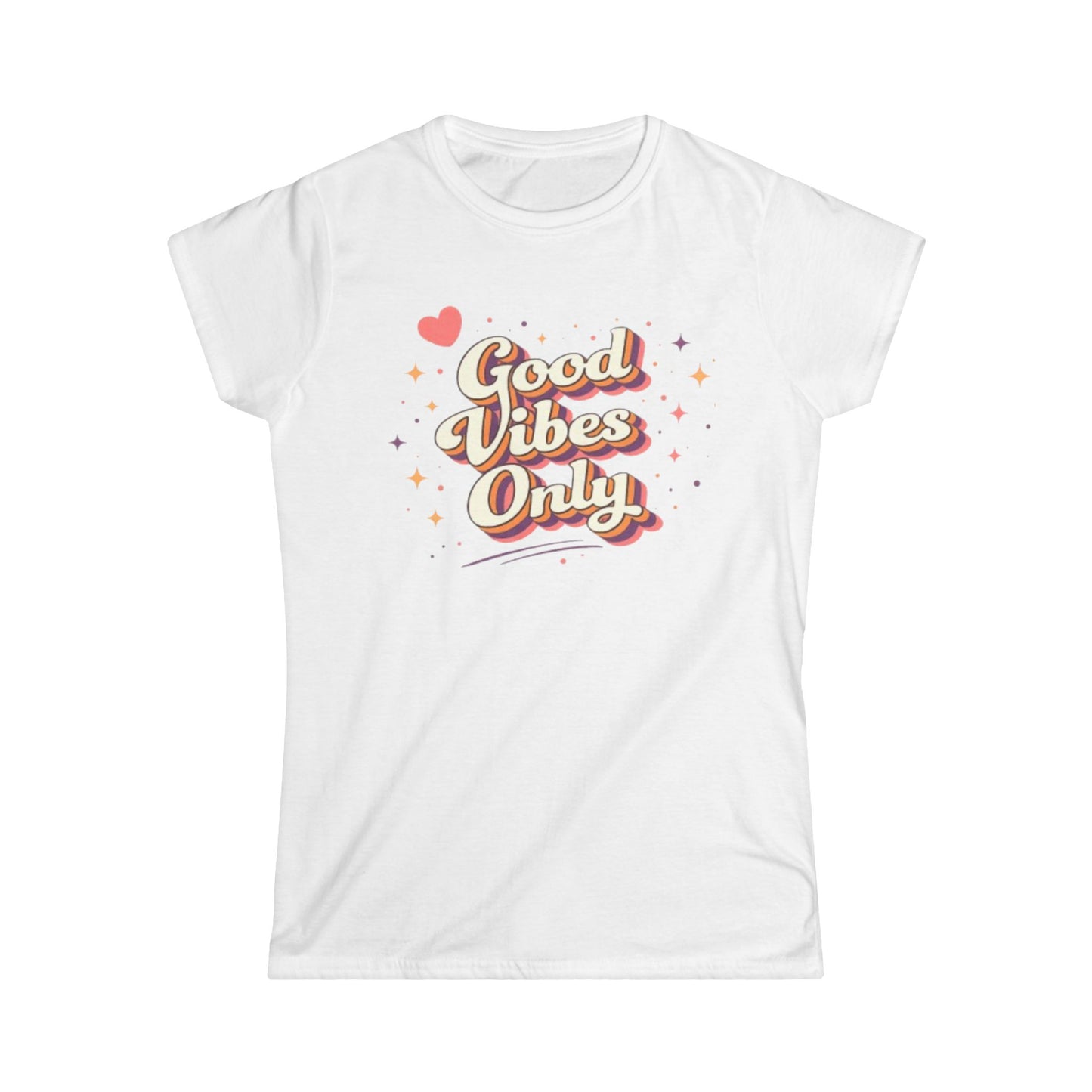 "Good Vibes Only" Cute Women's Tee