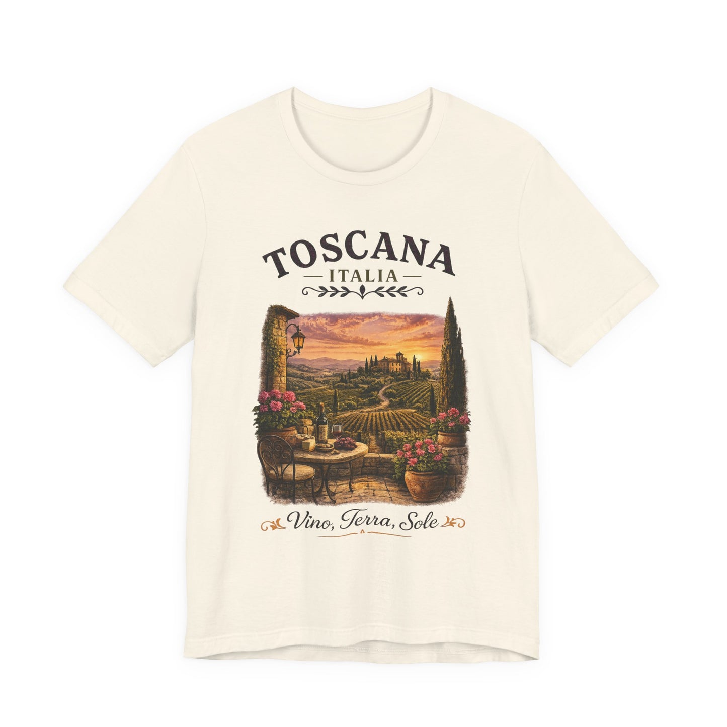Toscana Italia Vintage Graphic Tee – Rustic Tuscan Wine Country Shirt