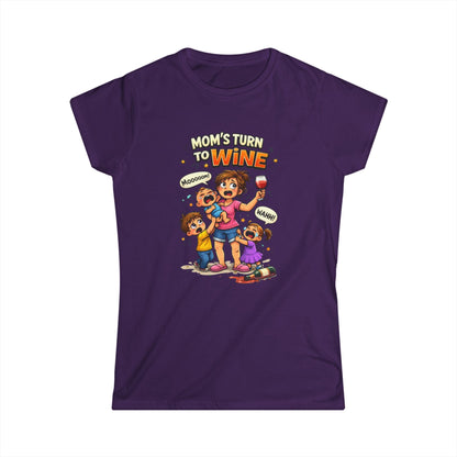 "Mom's Turn to Wine" Funny Mom Tee