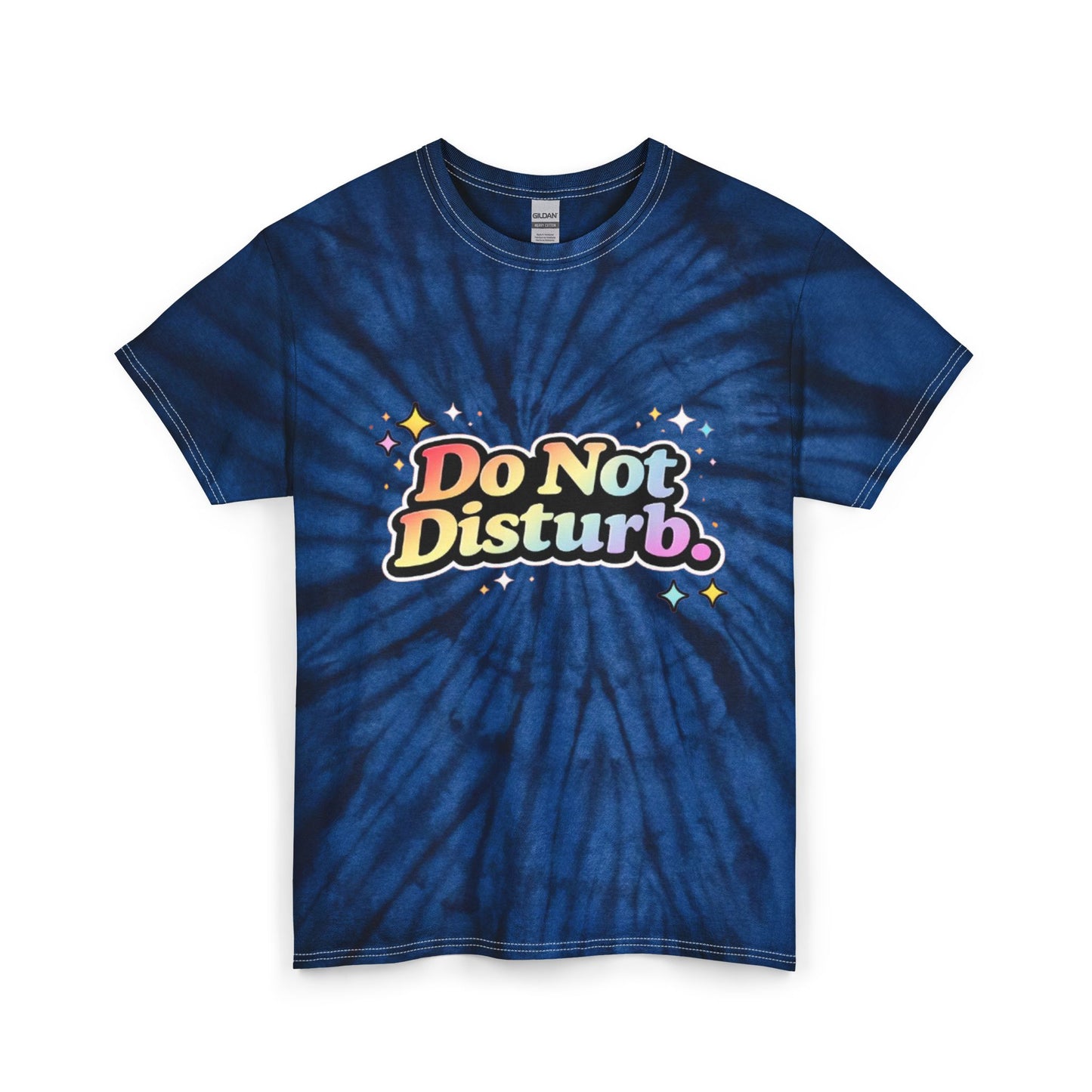 "Do Not Disturb" Tie-Dye Retro Graphic Tee