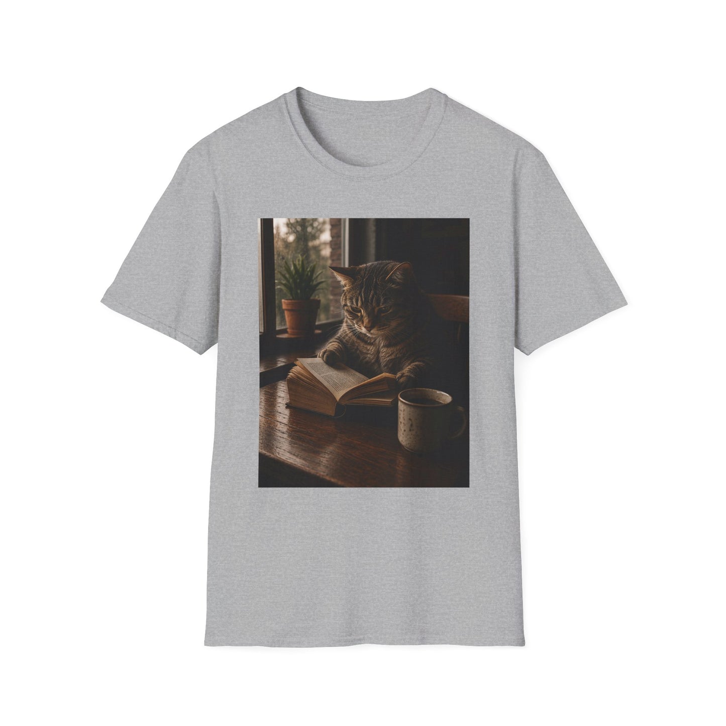 Bookstore Cat Tee