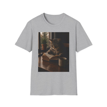 Bookstore Cat Tee