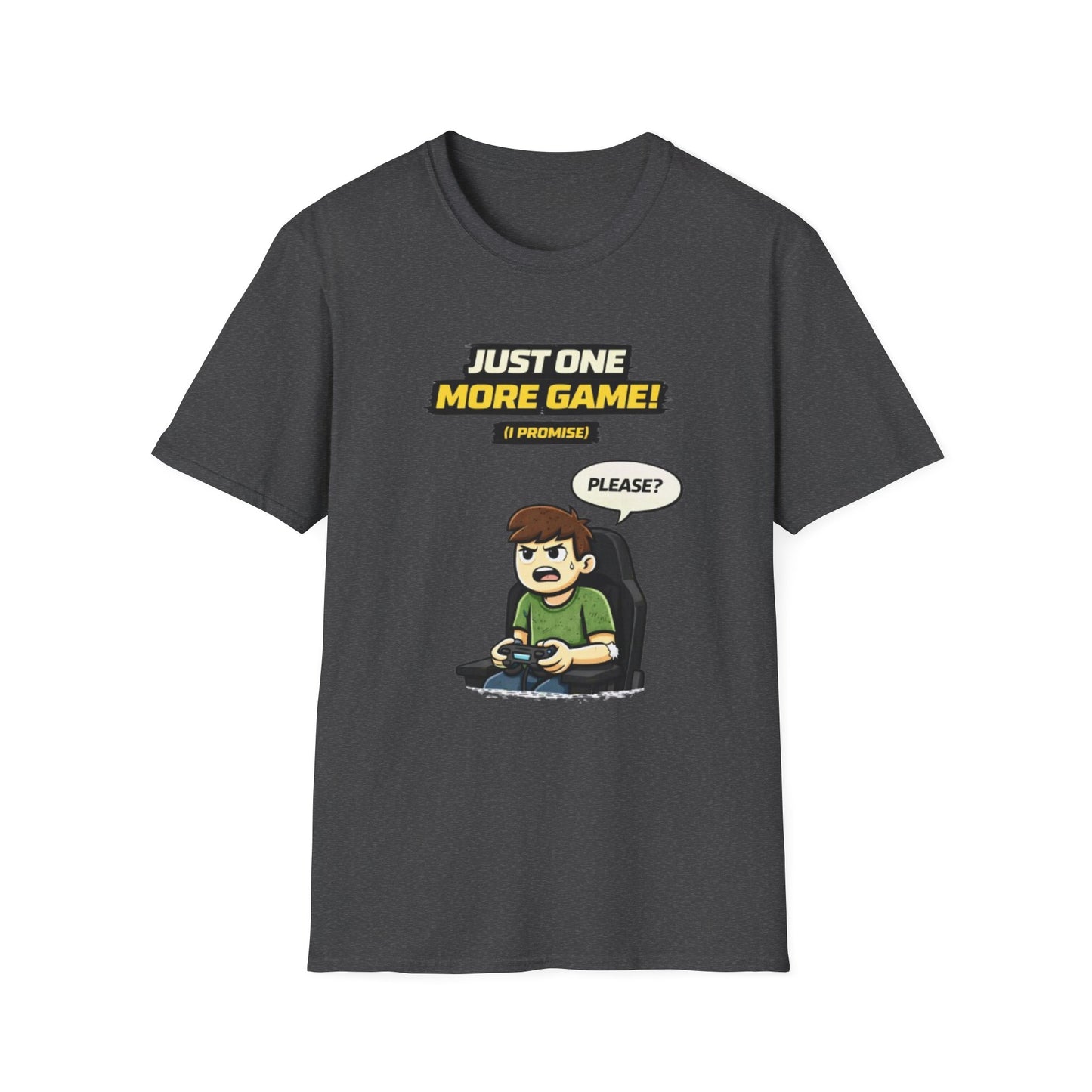 "Just One More Game!" Funny Gamer Graphic Tee