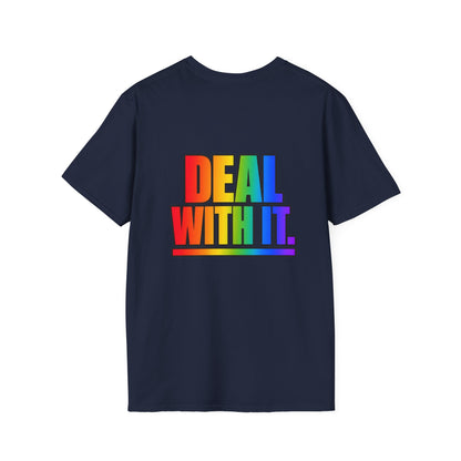 "Deal With It" Pride Graphic Tee