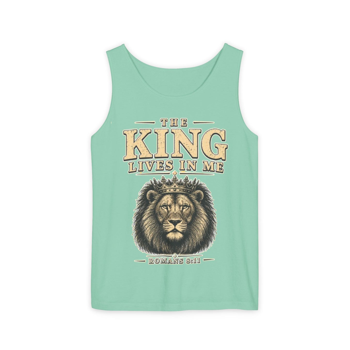 The King Lives In Me Christian Graphic Tank