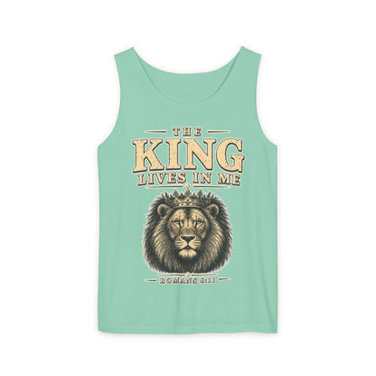 The King Lives In Me Christian Graphic Tank