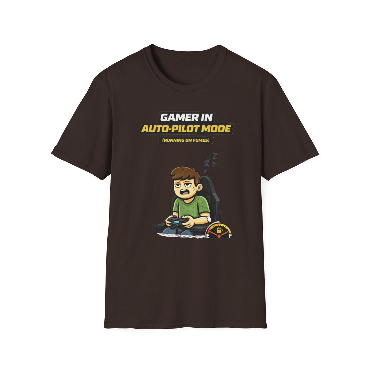 "Gamer in Auto-Pilot Mode" Funny Gamer Graphic Tee