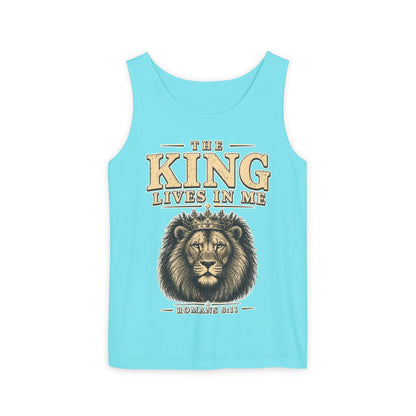 The King Lives In Me Christian Graphic Tank
