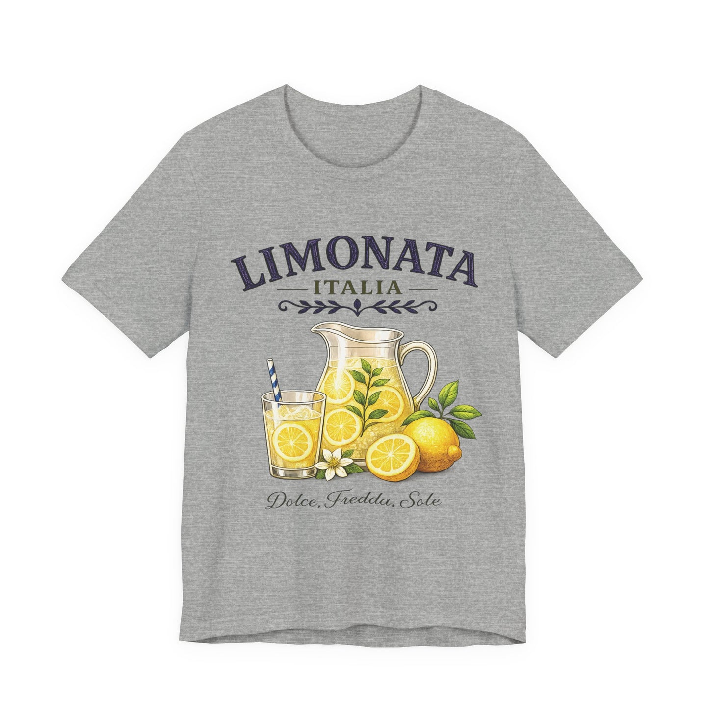 Limonata Italia Vintage Graphic Tee – Fresh Italian Lemon Aesthetic Shirt