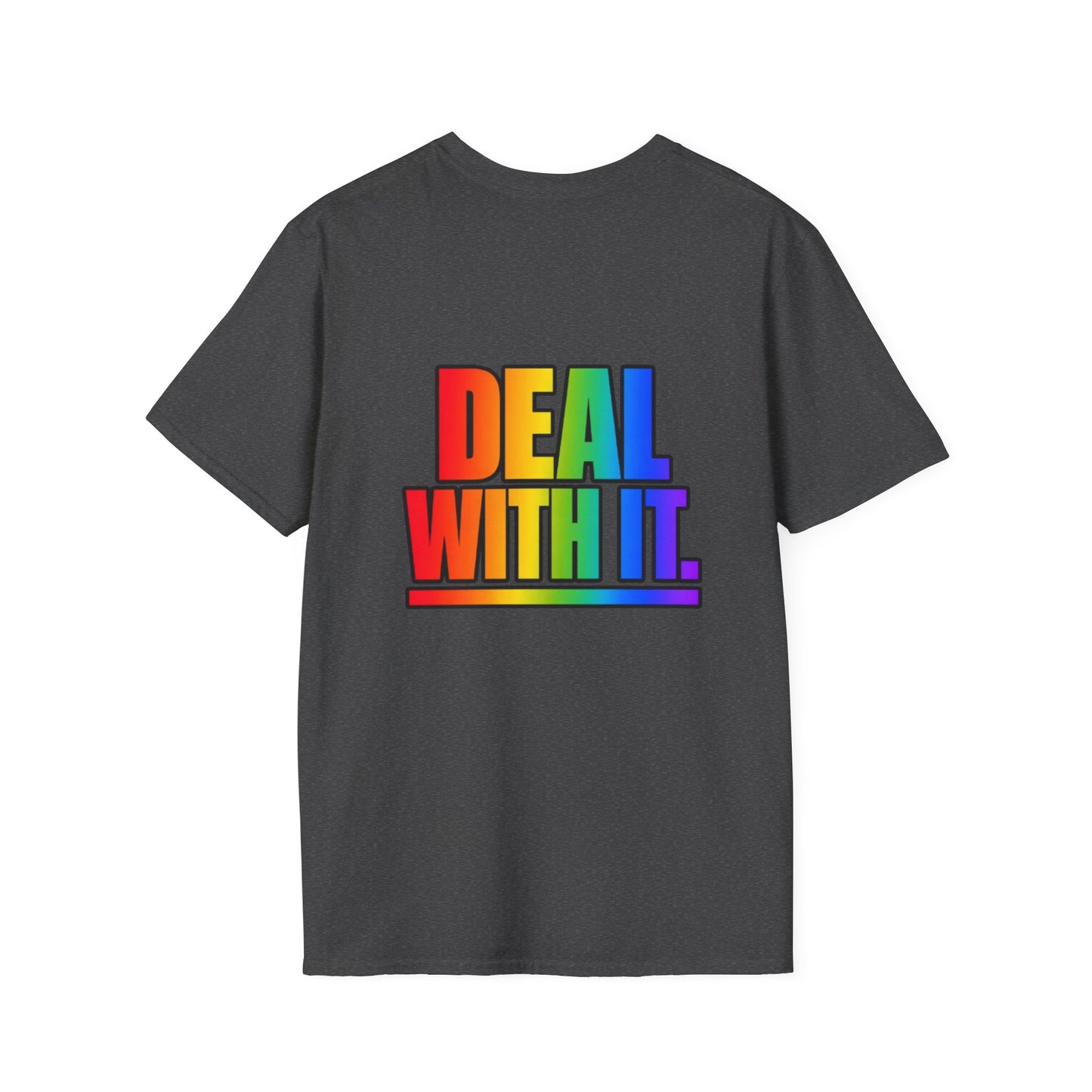 "Deal With It" Pride Graphic Tee