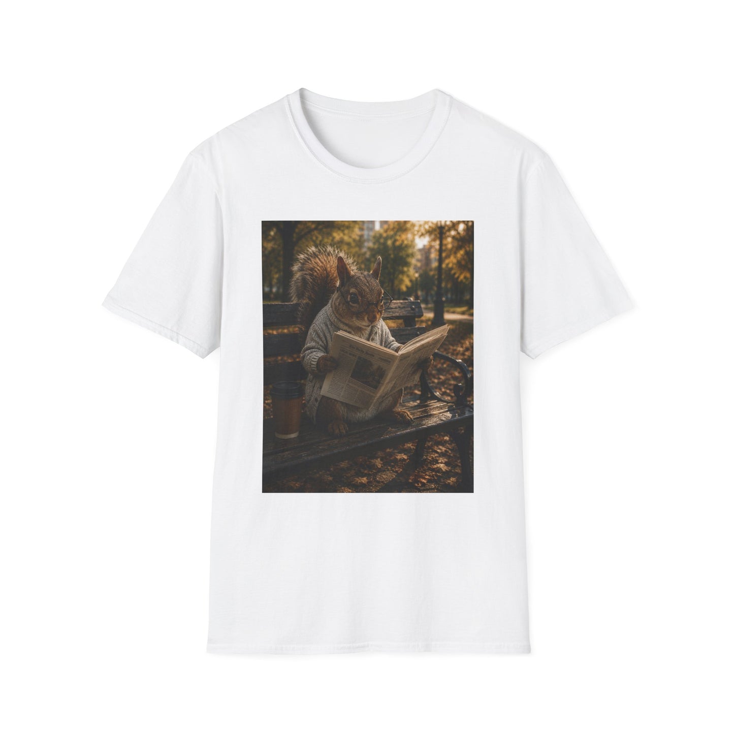 Morning News Squirrel Tee