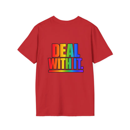 "Deal With It" Pride Graphic Tee