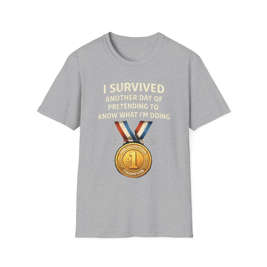 "I Survived Another Day..." Funny Graphic Tee