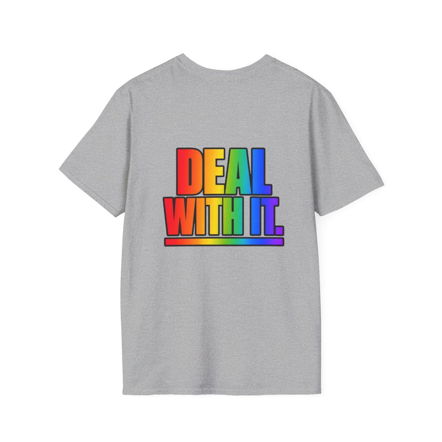 "Deal With It" Pride Graphic Tee