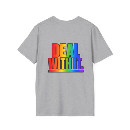 "Deal With It" Pride Graphic Tee