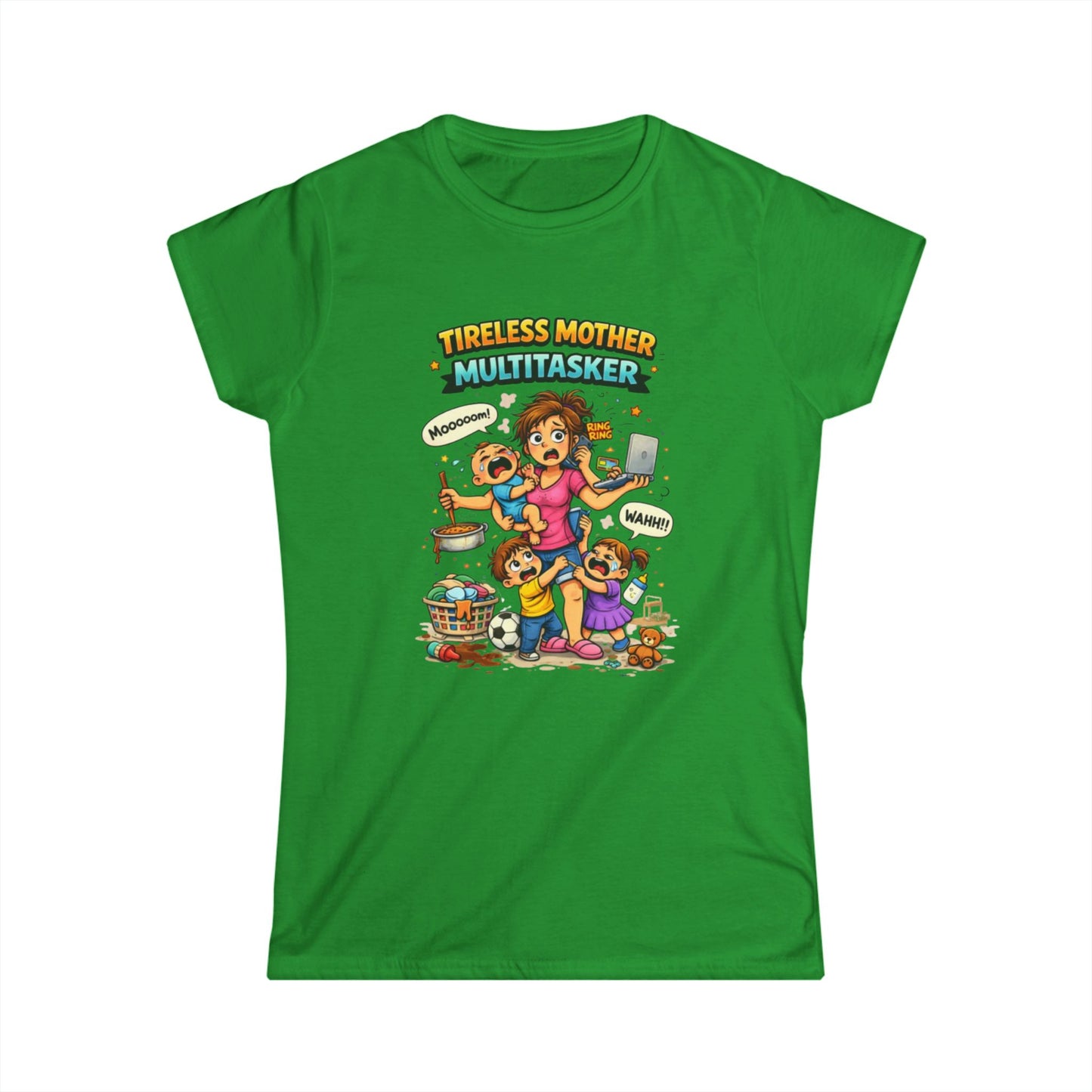 "Tireless Mother Multitasker" Mom Graphic Tee
