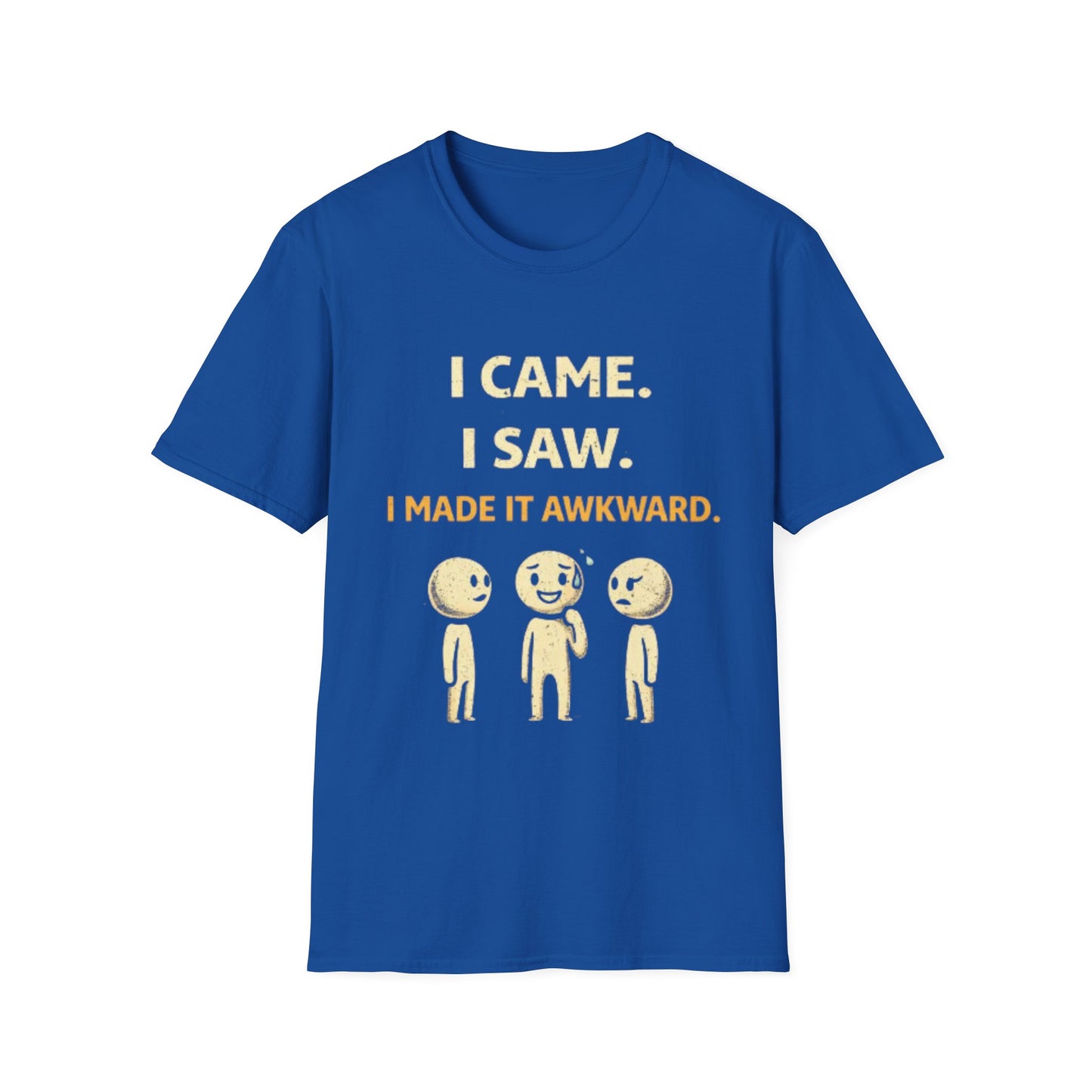 "I Came I Saw I Made It Awkward" Funny Graphic Tee