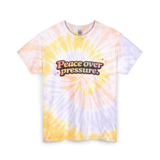 "Peace Over Pressure" Tie-Dye Tee