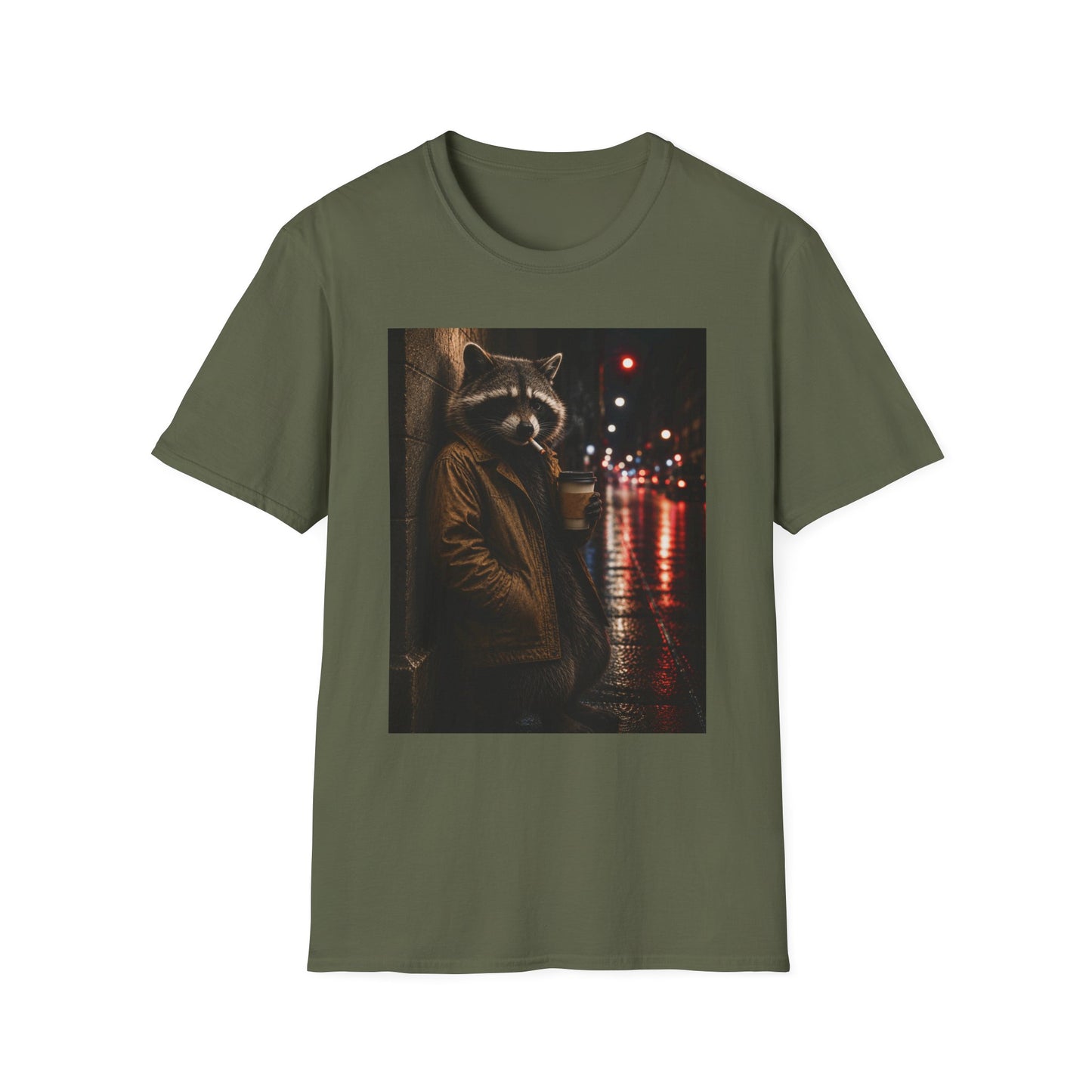 Midnight Walk Raccoon Tee