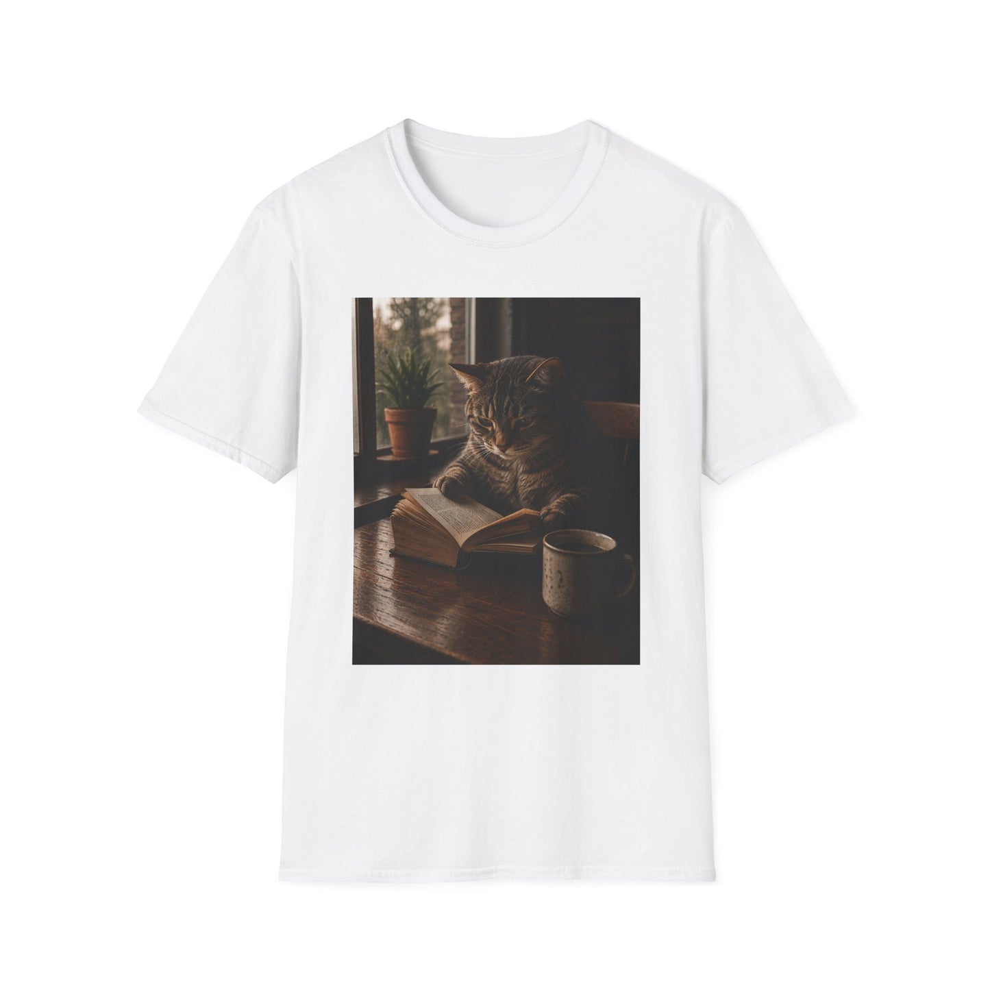 Bookstore Cat Tee