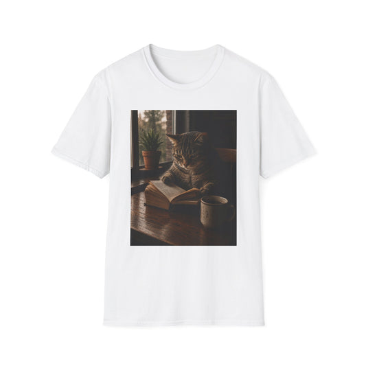 Bookstore Cat Tee