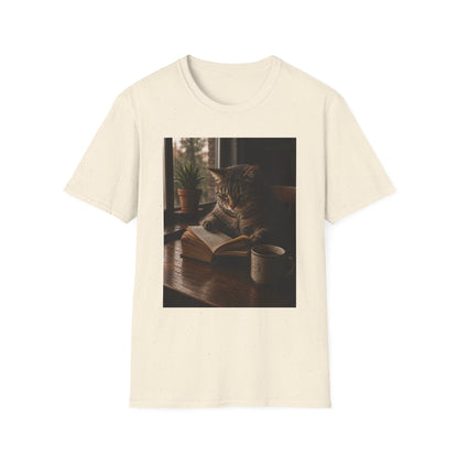 Bookstore Cat Tee