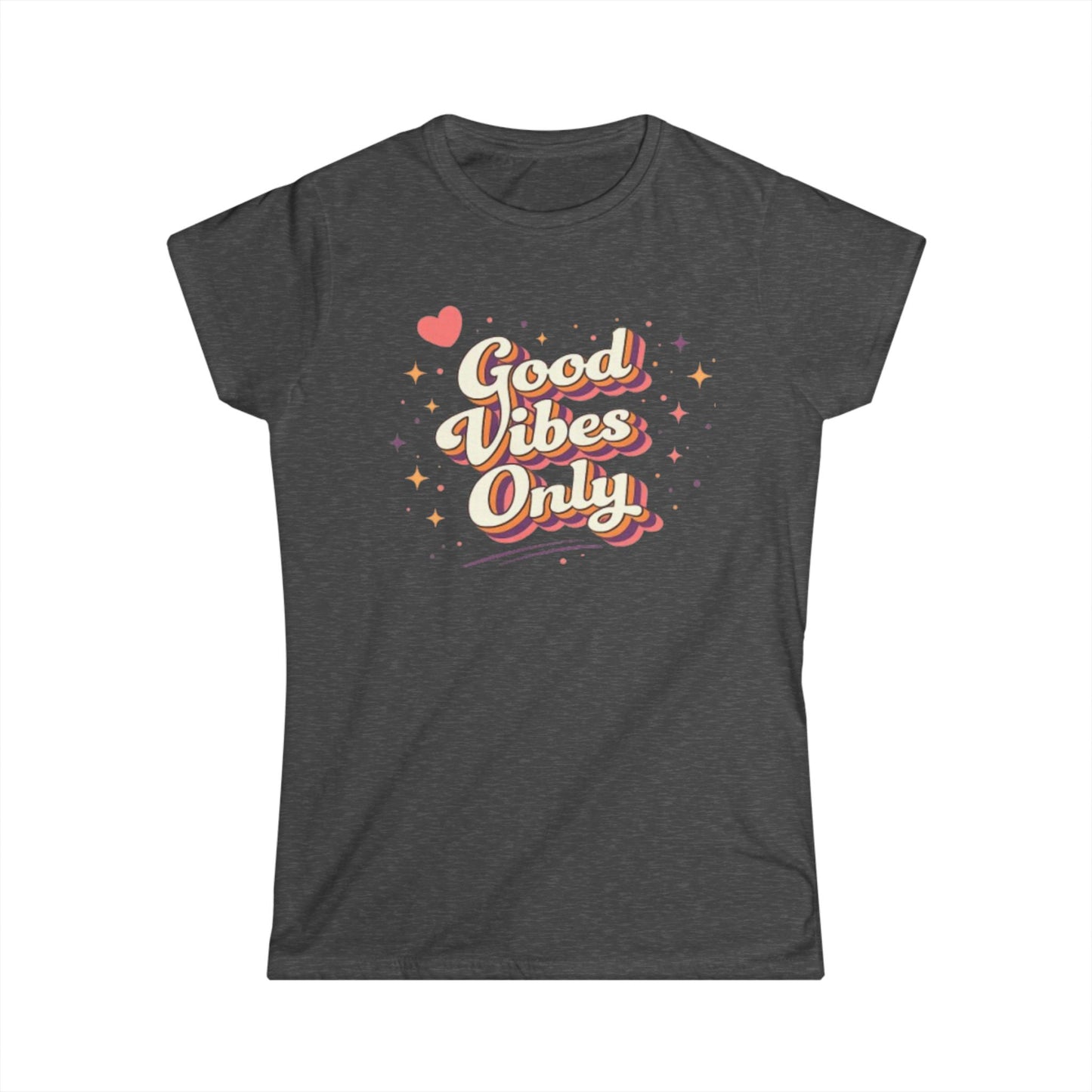 "Good Vibes Only" Cute Women's Tee