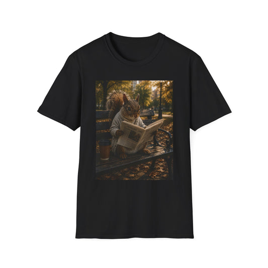 Morning News Squirrel Tee