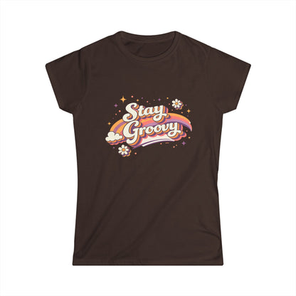 "Stay Groovy" Cute Women’s Tee