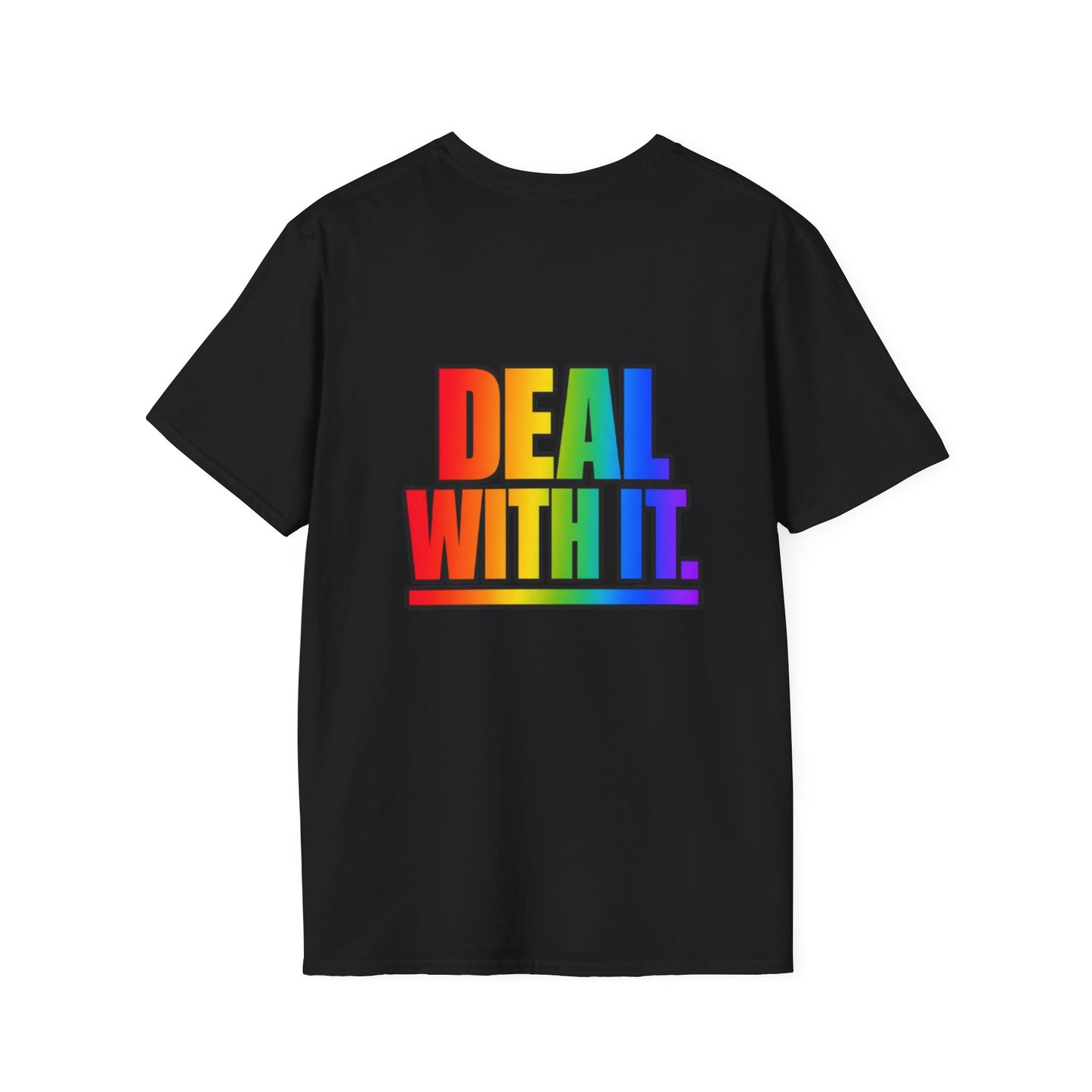 "Deal With It" Pride Graphic Tee