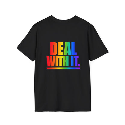 "Deal With It" Pride Graphic Tee